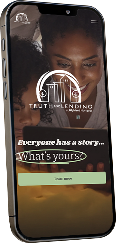 Truth in Lending website on a phone