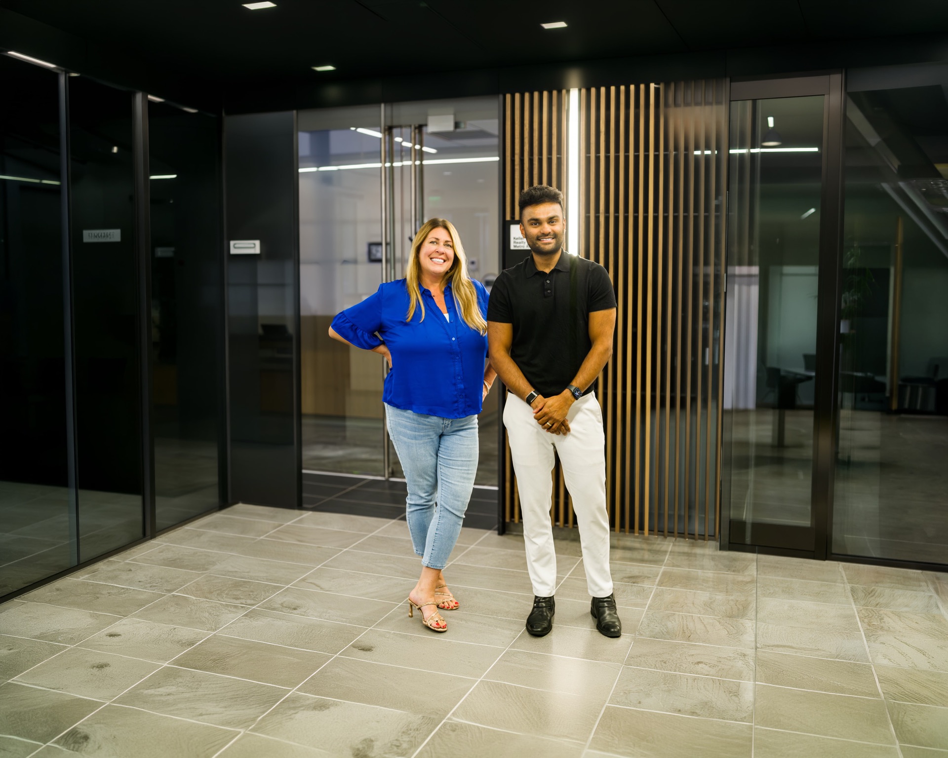 Michelle Mueller and Krishen Shah at Keller Williams Metro Atlanta